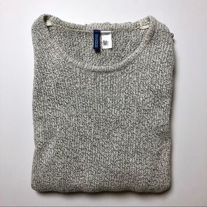 H&M Divided Flecked Longline Sweater
